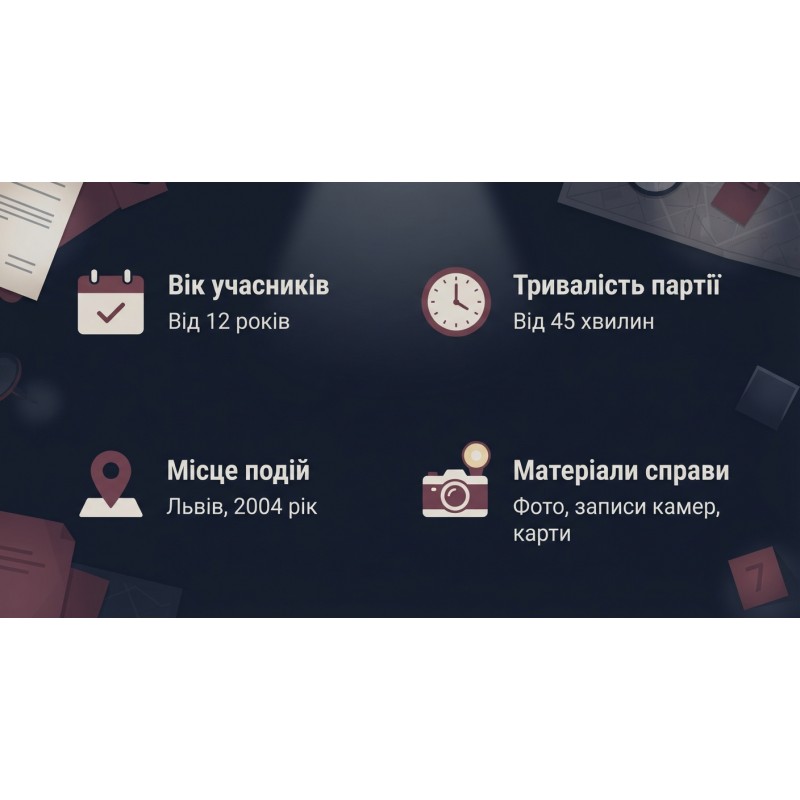 Настольная игра MemoGames «Нераскрытые дела №2», более 50 документов следствия Настольная игра MemoGames «Нераскрытые дела №2», более 50 документов следствия