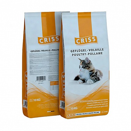 Корм для котів, Домашня птиця, CRISS (10 кг)