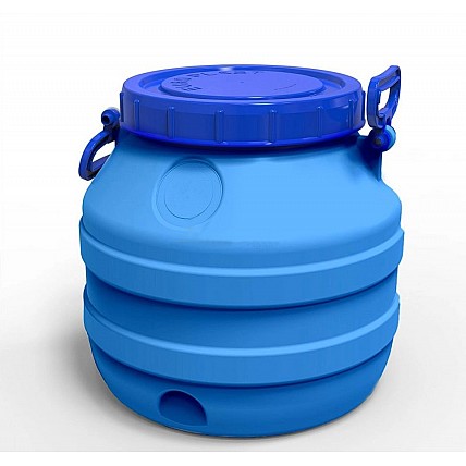 Бідон для води пластиковий харчовий 35 л Litolan (двошаровий)