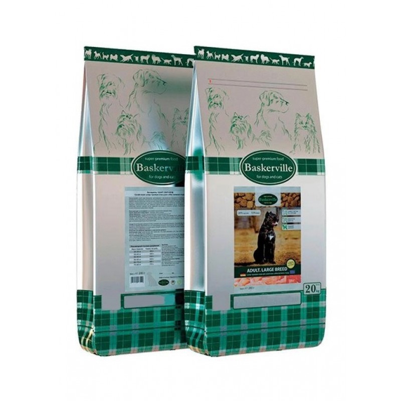 Сухий корм Baskerville Adult Large Breed для собак великих порід 20 кг