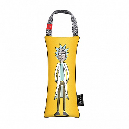 Іграшка для собак WAUDOG Fun з пищалкою, малюнок Рік та Морті 2, M, Ш 9 см, Дл 21 см