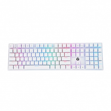 Клавиатура USB Fantech MK855RGB SPACE EDITION, длина кабеля 135см, (Eng), White, 108к, Q10