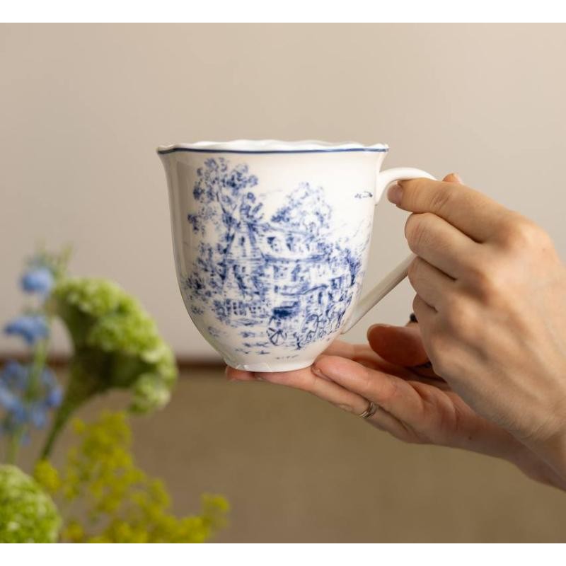 Кружки фарфорові "Heritage Toile Blue" 6 кружок по 350мл BD-K345