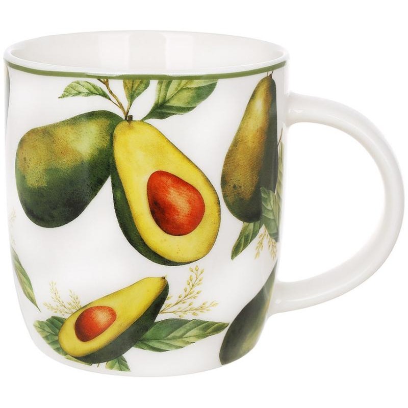 Набір 6 порцелянових чашок "Avocado Garden" 360мл BD-K323