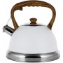 Чайник Kamille Whistling Kettle White 2.7л з нержавіючої сталі зі свистком KM-1098-WH