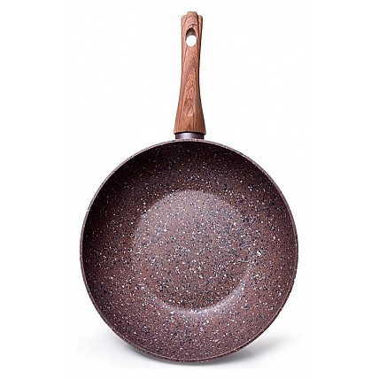 Сковорода-вок Fissman Magic Brown Ø24см с антипригарным покрытием FN-4334