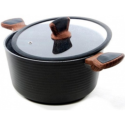 Кастрюля Fissman Diamond Grey 7.1л FN-AL-4305