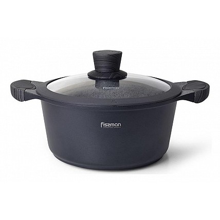 Кастрюля Fissman Prestige 2.4л с антипригарным покрытием Greblon С3 FN-5041