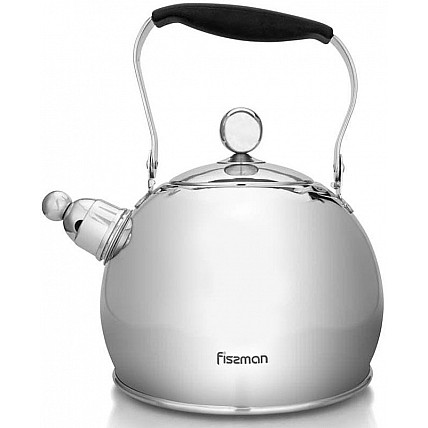 Чайник Fissman Elis 3л из нержавеющей стали со свистком FN-5907