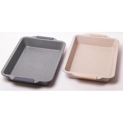 Форма для выпечки Kamille Marble 40.5х27х6см силиконовыми ручками KM-6036A