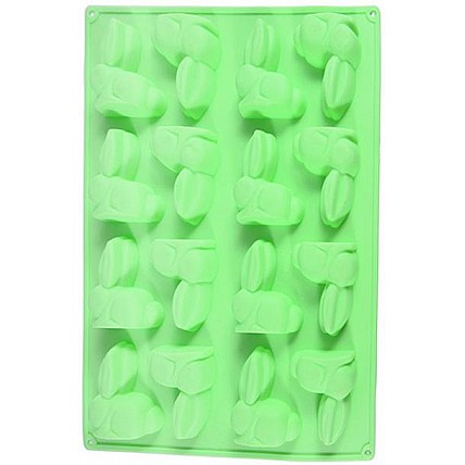 Форма силиконовая для льда и конфет Fissman Зайцы 29х22.5см FN-6556