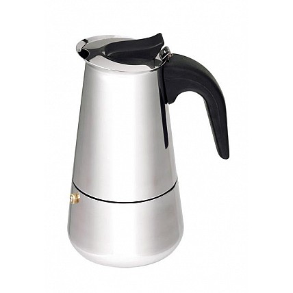 Гейзерная кофеварка Empire Stainless Steel 200мл на 4 чашки EM-9556