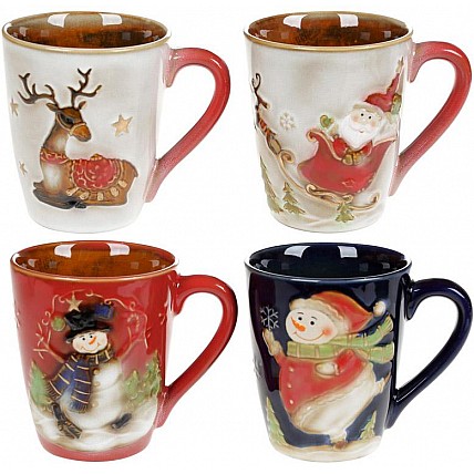 Кружка керамическая "Новогодние герои" 500мл BD-197-709