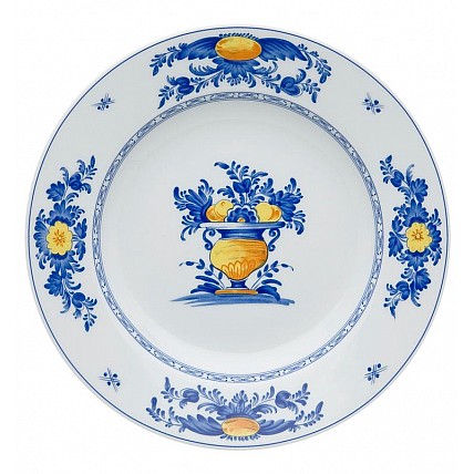 Тарелка фарфоровая Vista Alegre VIANA суповая Ø22.5см PF012041