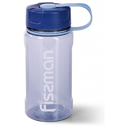 Бутылка спортивная Fissman Sport Line 650мл пластиковая, серо-голубая FN-6931
