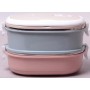 Ланч-бокс Kamille Food Box 2 емкости по 700мл, 20х14.5х13.5см KM-2125
