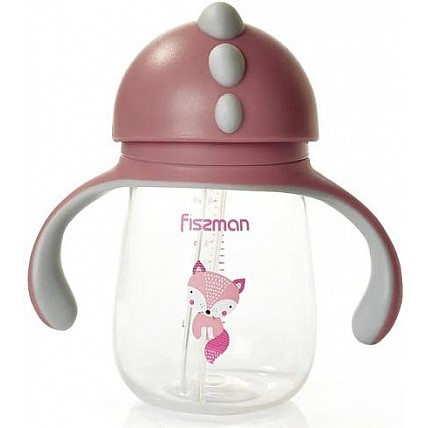 Бутылочка детская Fissman Babies "Хитрая Лисичка" 260мл с ручками FN-6903