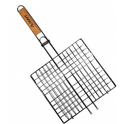 Решетка для барбекю Kamille "Скаут" 27х24х2см KM-0702