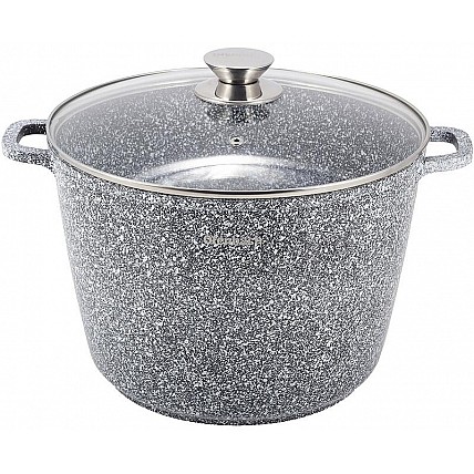 Кастрюля Ofenbach Snow Marble 6.2л индукционная с антипригарным покрытием NB-100503