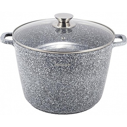 Кастрюля Ofenbach Snow Marble 10л индукционная с антипригарным покрытием NB-100504