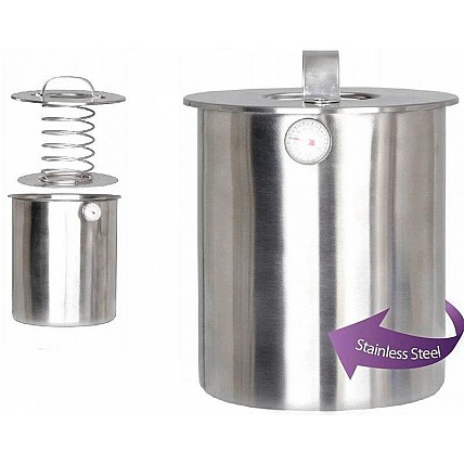 Ветчинница Kamille (шинковар) Ø14х17см, 2.5л с термометром KM-6513