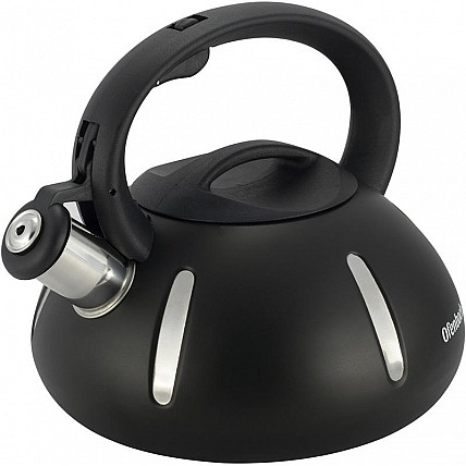 Чайник Ofenbach Happy Kettle 2л из нержавеющей стали со свистком, черный матовый NB-100303