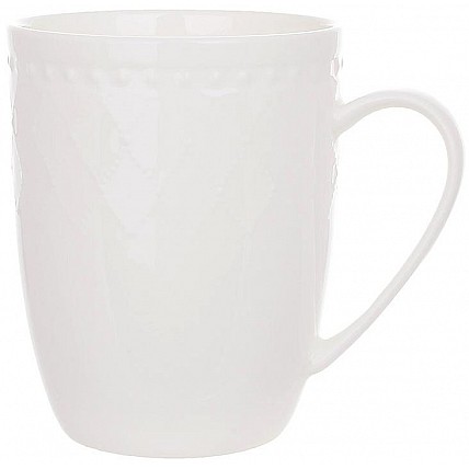 Набор 6 кружек (чашек) Grace 430мл, белый фарфор BD-871-005
