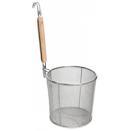 Сетка для фритюра (фритюрница) Empire Ø16х37см с деревянной ручкой EM-1269