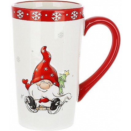 Кружка керамическая высокая "Веселые Гномы" 550мл BD-DM783-X