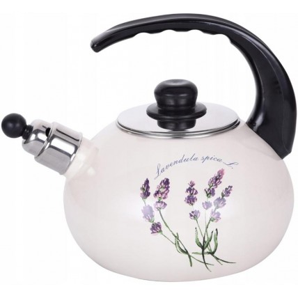 Емальований чайник Kamille "Provence" 2.5L зі свистком KM-1034