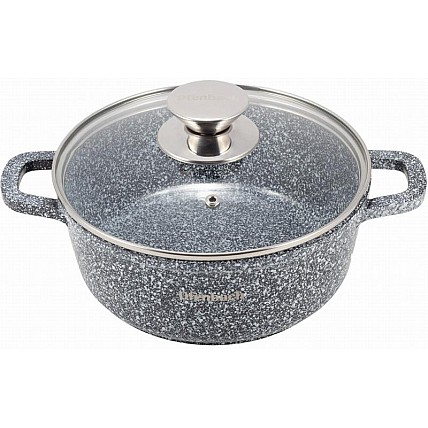 Кастрюля Ofenbach Snow Marble 4.5л индукционная с антипригарным покрытием NB-100501