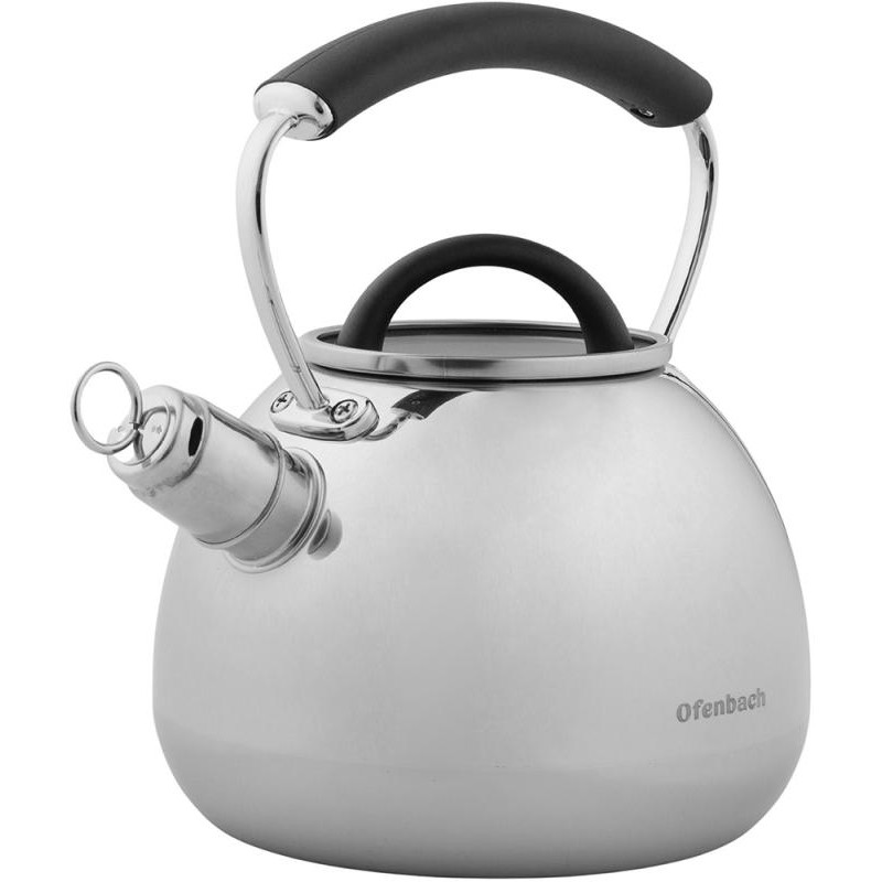 Чайник Ofenbach Magic Kettle 2,5 л зі свистком та скляною кришкою NB-100310