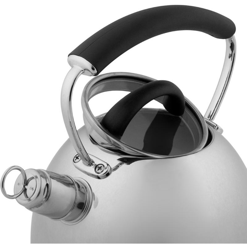 Чайник Ofenbach Magic Kettle 2,5 л зі свистком та скляною кришкою NB-100310