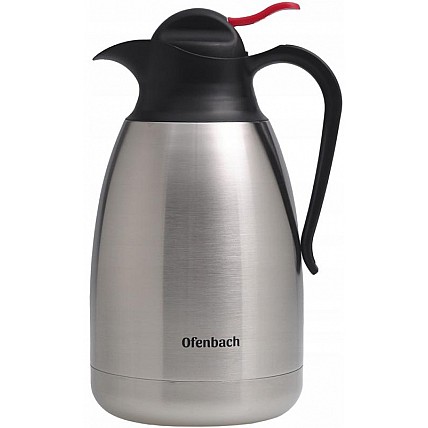 Термос-кувшин Ofenbach "Конференция" 1500мл, с вакуумной стальной колбой NB-101330