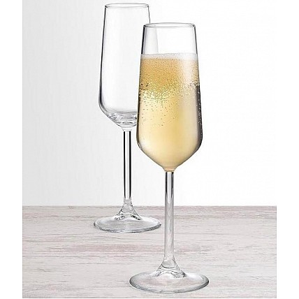 Набор 2 фужера Pasabahce Allegra для шампанского 195мл, стеклянные PB-440079