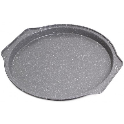 Форма-противень для выпечки пиццы Kamille Bakery Marble 35х33.5х2.5см KM-6015M
