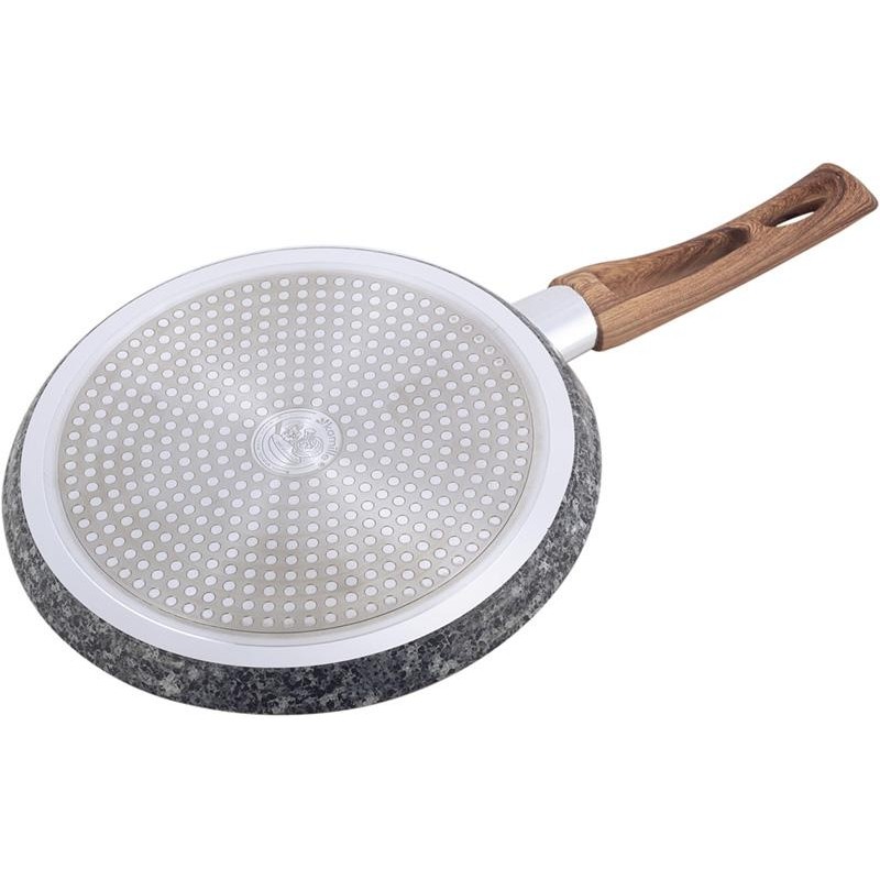 Форма для млинців Kamille Grey Marble Ø24cm індукційна форма з антипригарним покриттям KM-4171