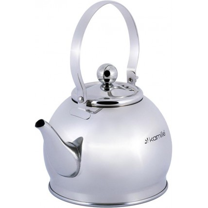 Чайник Kamille Persian Garden об'ємом 1L з нержавіючої сталі з знімним сито KM-1094