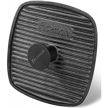 Fissman Naestved Square Grill Press 1,9 кг, 21x21x5 см, чавун FN-4109