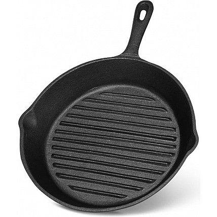 Fissman Naestved кругла гриль-сковорода 26x5 см, чавун FN-4068