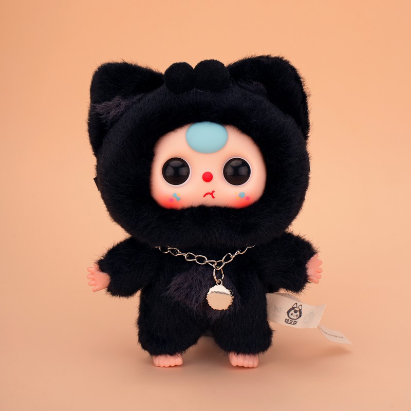 Коллекционная мягкая игрушка с кольцом POP TOP серии Baby Three - Котики и собачки