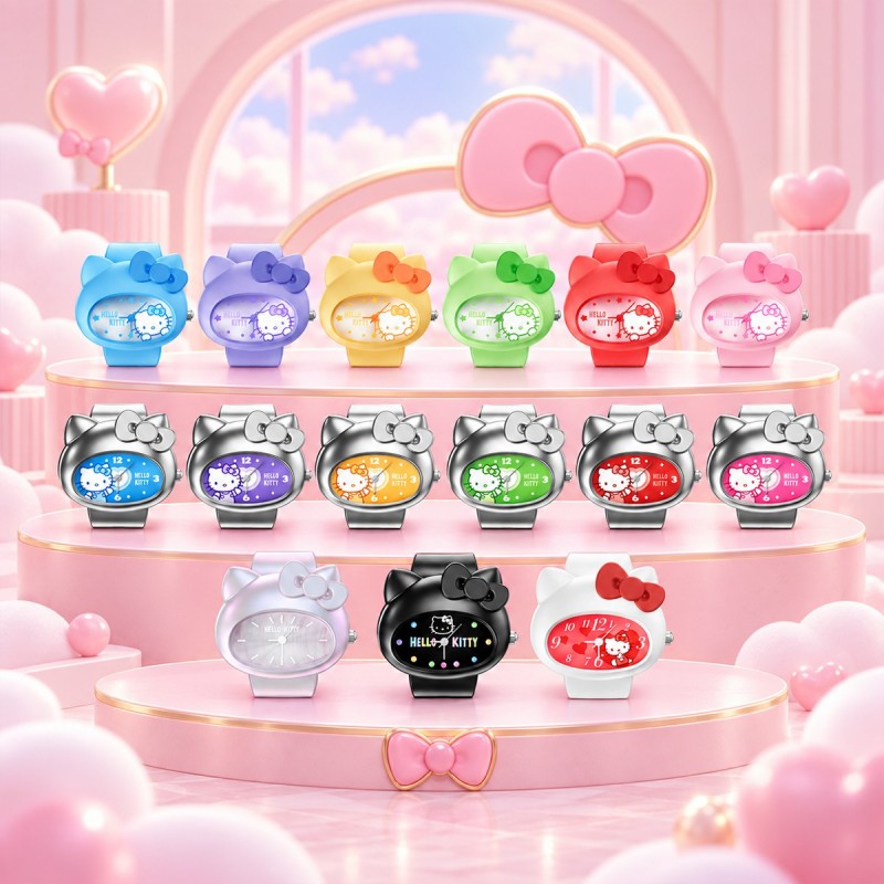 Часы-кольцо кварцевые Pop Top Hello Kitty – Стильное путешествие