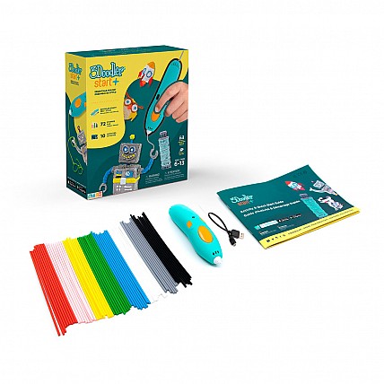 3D-ручка 3Doodler Start Plus для детского творчества базовый набор - КРЕАТИВ (72 стержня)
