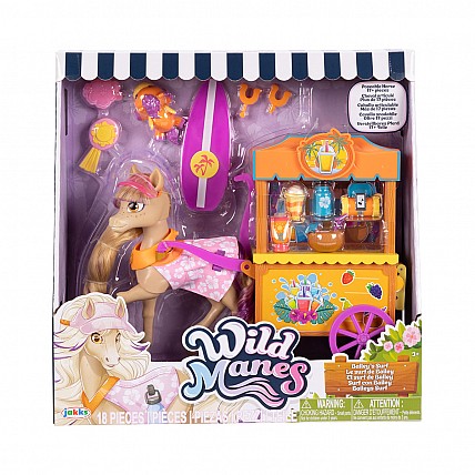 Игровой набор Wild Manes - Пляжный отдых лошадки Бэйли