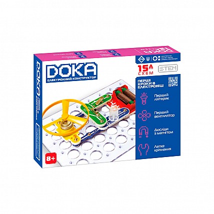 Конструктор электронный Doka Первые шаги в электронике (А)