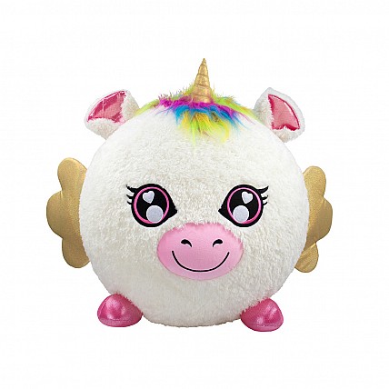 Игровой набор Biggies серии Little Fantasy - Белый единорог (надувная игрушка, насос)