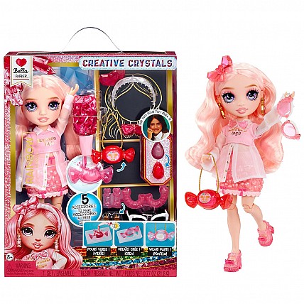 Игровой набор с куклой Rainbow High серии Creative Crystals - Белла
