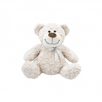 Мягк. игр. – Медведь (белый, с бантом, 27 cm)