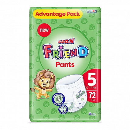 Трусики-підгузки Goo.N Friend для дітей 12-17 кг (розмір 5(XL)