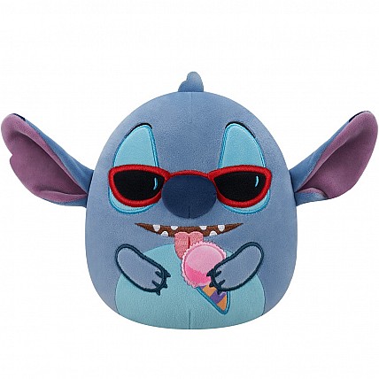 Мягкая игрушка Squishmallows серии Disney - Стич с мороженым (17 см)